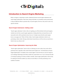 Introduction to Search Engine Marketing