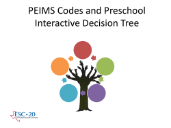 PEIMS and PPCD Decision Tree