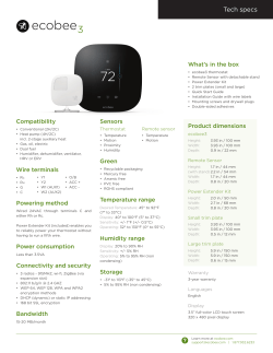 Tech specs