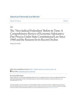 "New Judicial Federalism" Before its Time
