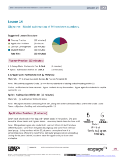 Lesson 14 - EngageNY
