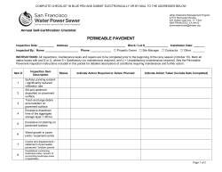 permeable pavement - San Francisco Public Utilities Commission