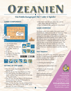 Oceania &ndash; Game Rules