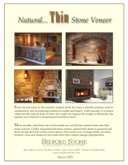 Natural... ThinStone Veneer