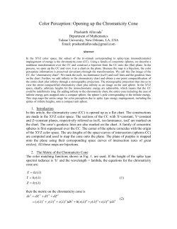 Curvature Measures of Color Perception