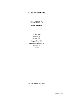 MARRIAGE ACT
