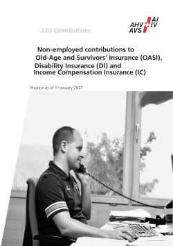 Non-employed contributions to Old-Age and Survivors` Insurance