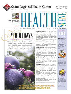 Health Scene, Winter 2014 - Grant Regional Health Center