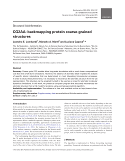 CG2AA: backmapping protein coarse