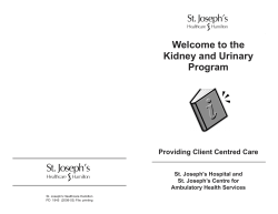 Kidney Urinary Program Patient Education