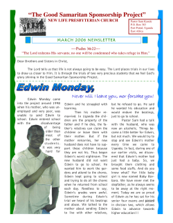 Good Samaritan Newsletter March 2006