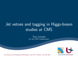 Jet vetoes and tagging in Higgs