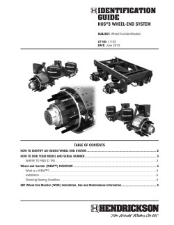 HUS&reg;3 Wheel-end System