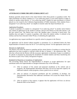 5118 BP Attendance Under the Open Enrollment Act 1.14.15