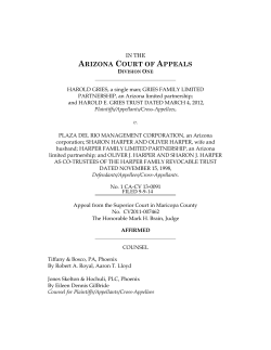 Gries v. Plaza Del Rio Management Corp.