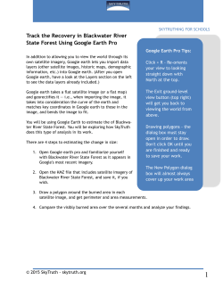 Guide to Using Google Earth