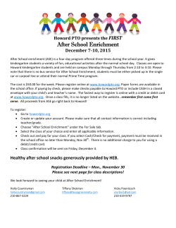 After School Enrichment