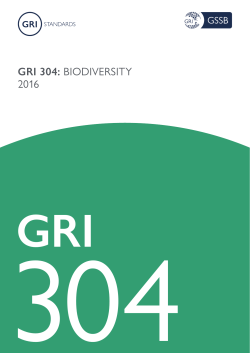 gri 304 - Global Reporting Initiative