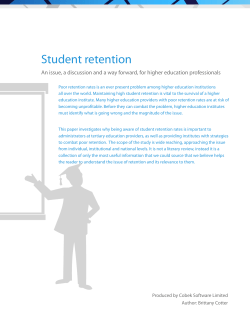 Student retention