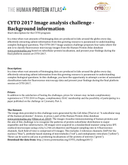 CYTO 2017 Image analysis challenge