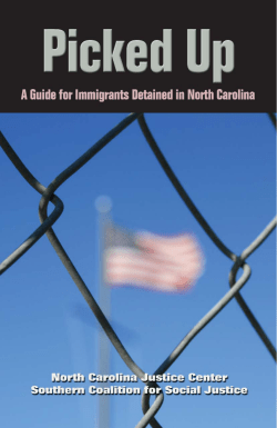 Picked Up - NC Justice Center