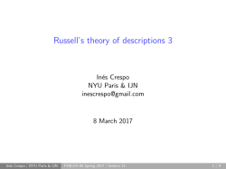 Session 13: Wed, 8 Mar - María Inés Crespo