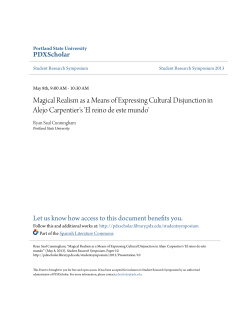 Magical Realism as a Means of Expressing Cultural