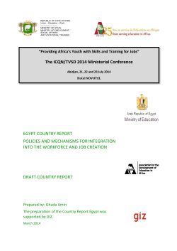 Egypt - Association for the Development of Education in Africa