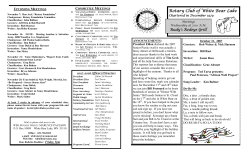 bulletin 10 31 07 - Rotary Club of White Bear Lake