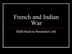 French and Indian War PPT