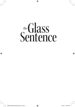 Read an Excerpt - The Glass Sentence