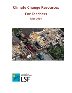 Climate Change Resources For Teachers