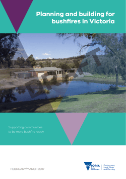 Planning and building for bushfires in Victoria
