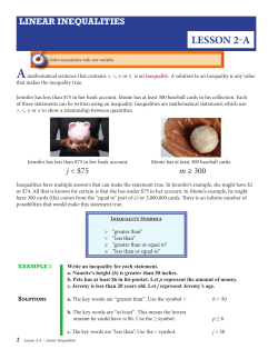 lesson 2-a - Oregon Focus on Math