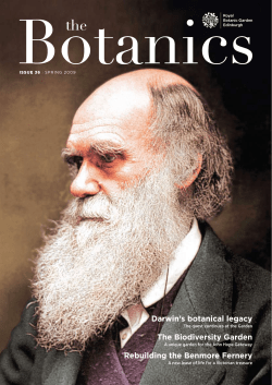 Issue 36, Spring 2009 - Royal Botanic Garden Edinburgh