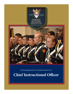Chief Instructional Officer