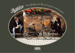 ...beautifully built British bicycles and tricycles