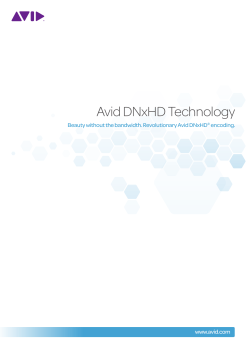 Avid DNxHD Technology