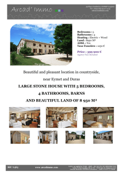 Beautiful and pleasant location in countryside, near