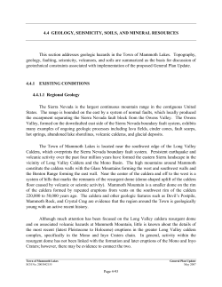 4.4 geology, seismicity, soils, and mineral