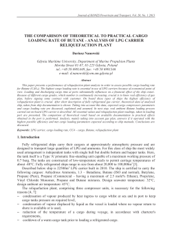 the comparison of theoretical to practical cargo loading rate of