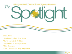 page 1 - Michigan South Central Power Agency