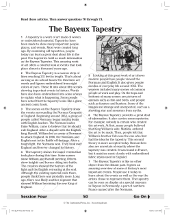 The Bayeux Tapestry