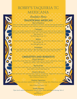Robby`s Taqueria TC Mexicana