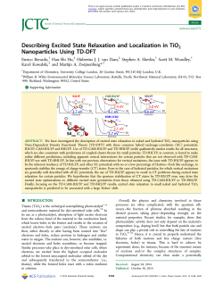 Describing Excited State Relaxation and Localization in TiO2