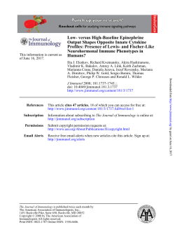 Humans? - The Journal of Immunology