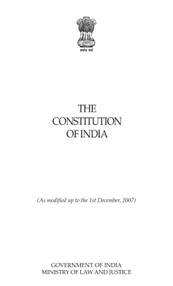 The Constitution of India
