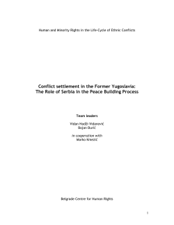 The outbreak of Bosnian crisis must be observed in the context of