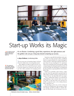 Start-up Works its Magic