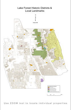 Lake Forset Historic Districts and Landmarks